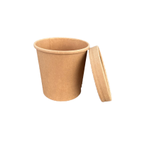 Bol supa carton 16 oz cu capac din carton