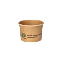 Sosiera kraft carton 45 ml cu capac carton
