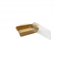 cutie carton laminata catering mica cu capac transparent